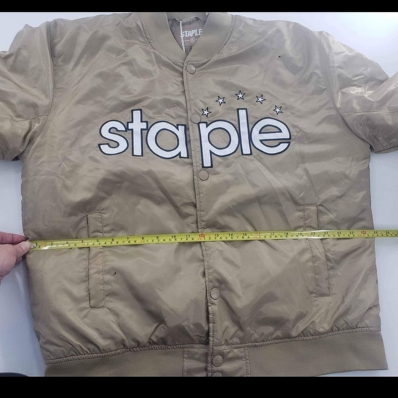 Staple pigeon XL mens tan jacket nwt New with tags - Picture 5 of 9